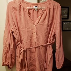 Maternity blouse Old Navy medium pink